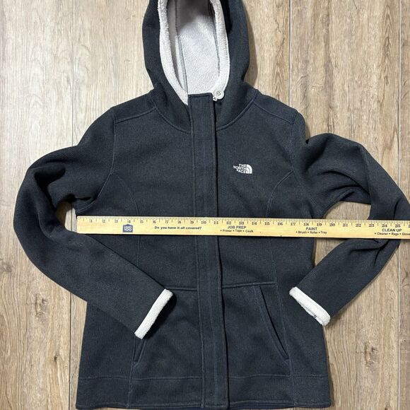 The North Face Jacket Womens Banderitas‎  Hooded Fleece Lined Full Zip Womens M - Picture 9 of 13